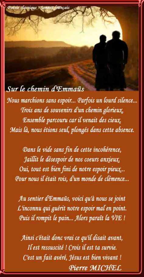 101_ SONNET FRANÇAIS _Sur le chemin dEmmaüs____)