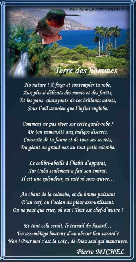 150-SONNET ESTRAMBOT_Terre des hommes____)